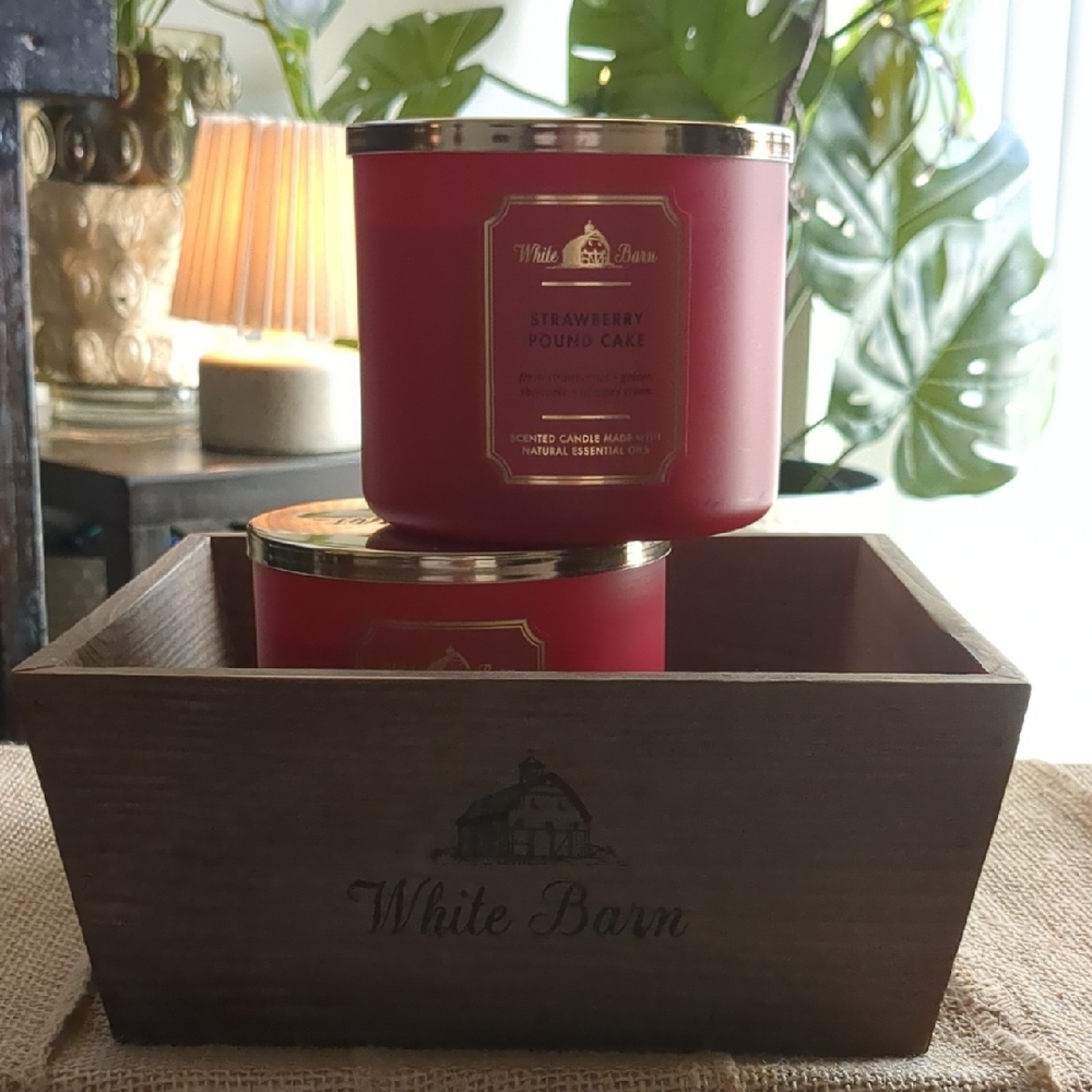 🌹BBW 3PC SET STRAWBERRY POUND CAKE 🎂